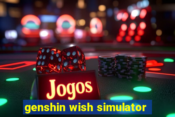 genshin wish simulator