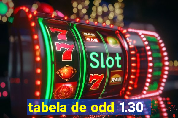 tabela de odd 1.30