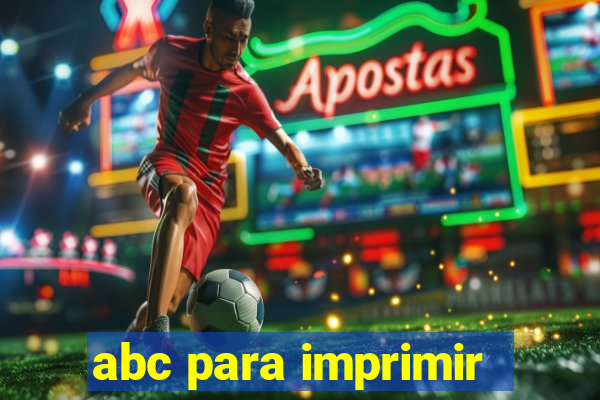 abc para imprimir