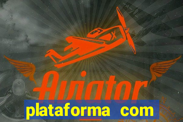 plataforma com chuva de dinheiro