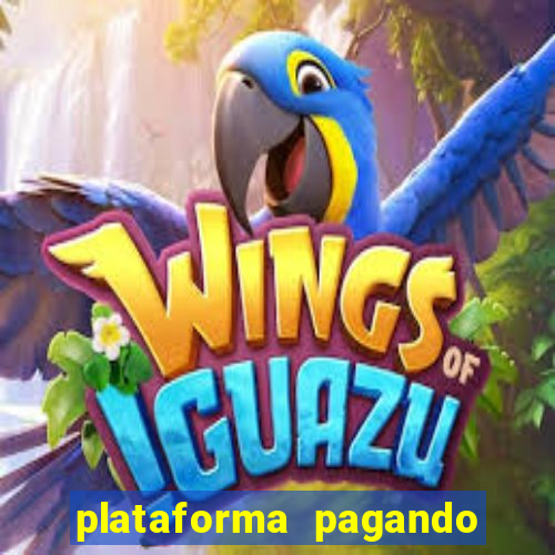 plataforma pagando bonus no cadastro