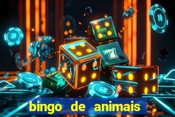 bingo de animais para educa??o infantil