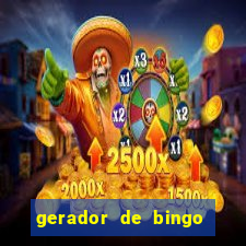 gerador de bingo cha de bebe