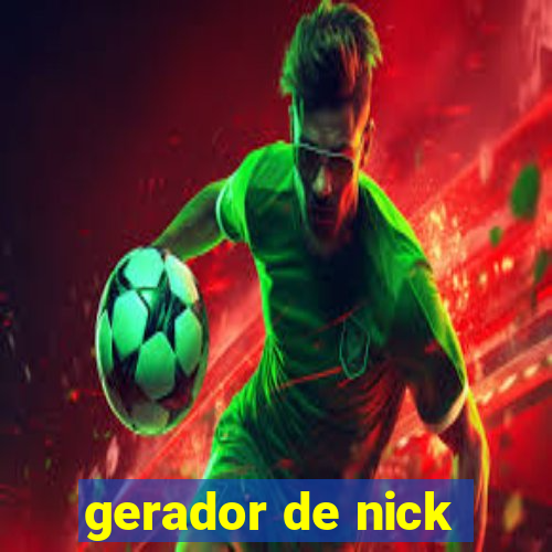 gerador de nick