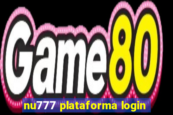 nu777 plataforma login