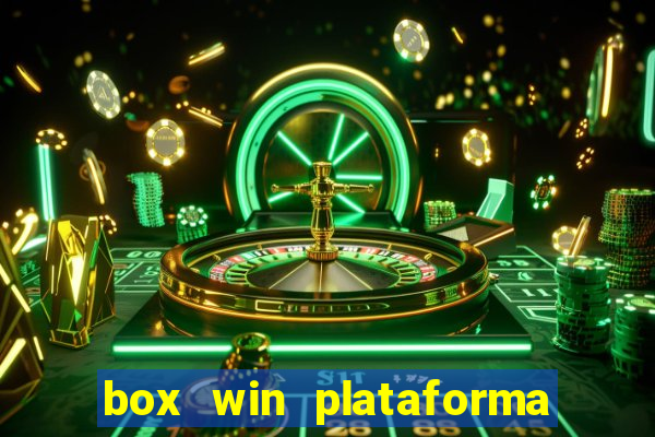 box win plataforma de jogos