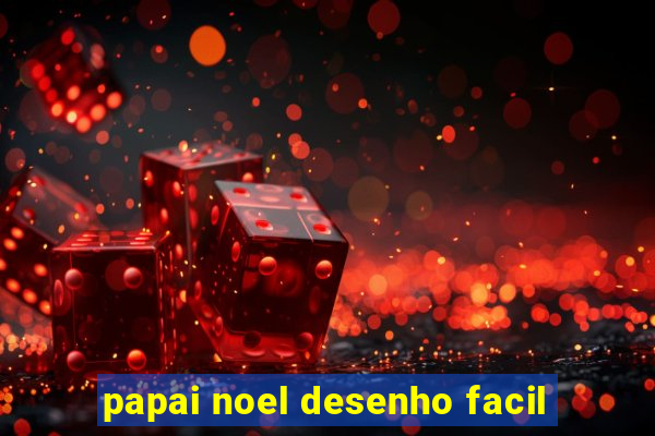 papai noel desenho facil