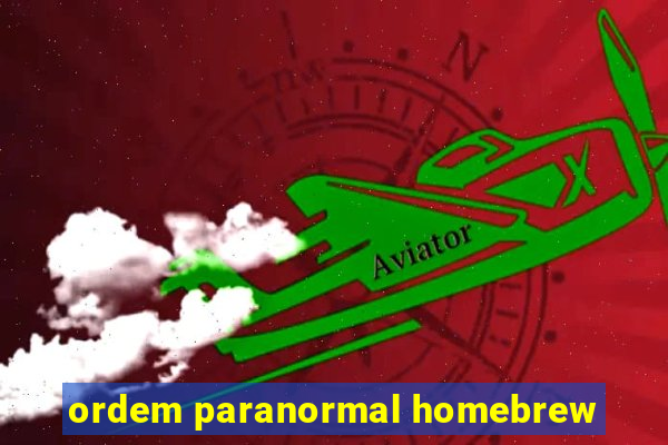 ordem paranormal homebrew