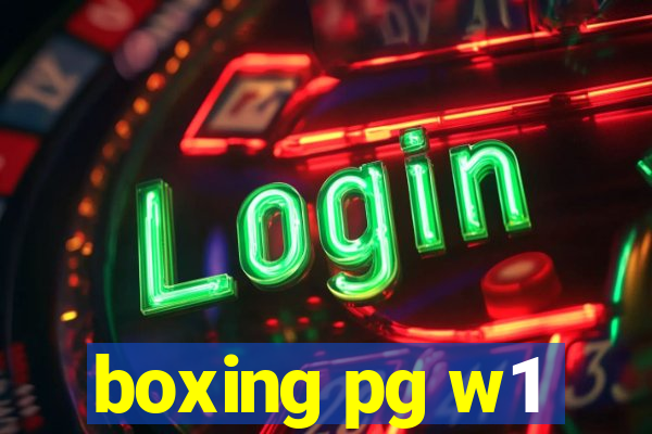 boxing pg w1