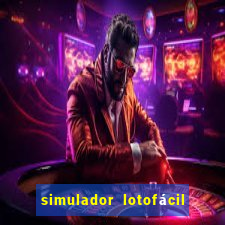 simulador lotofácil só matemática